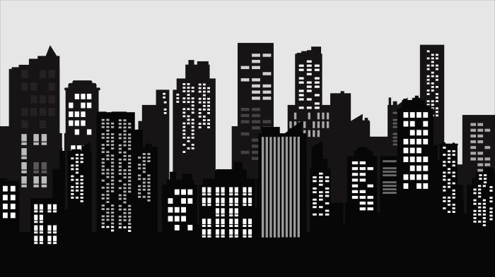 Vector building silhouette city landscape cityscape urban architecture modern graphics vecteezy clipart vectors Siluet bangunan