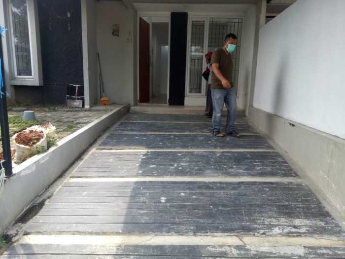 Sewa rumah bangunan baru bulanan depok