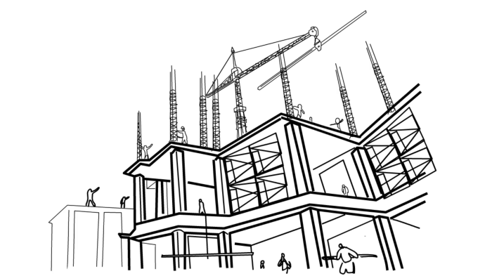 Section drawings drawing hand drawn construction detail wall behance measurements
