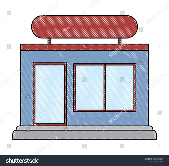 Logo toko bangunan vektor