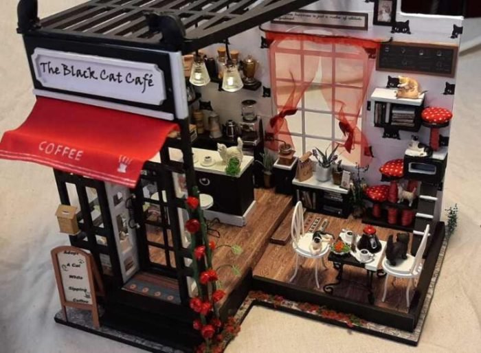 Membuat miniatur rumah atau bangunan dapat menggunakan bahan