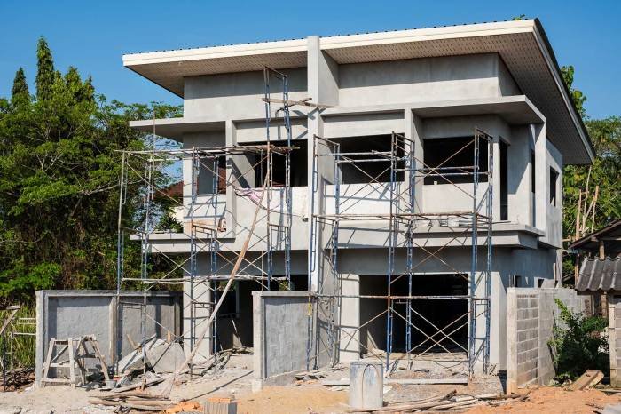 Gambar bangunan rumah belum jadi