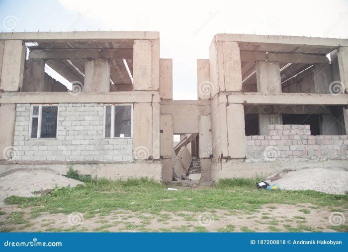 Unfinished house stock