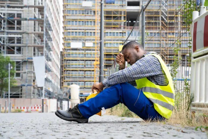 Sad worker constructor stock royalty preview dreamstime