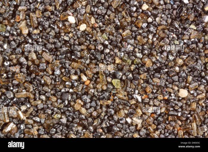 Sand volcanic types hawaii basaltic rock fragments beach dark sandatlas type kahena composed mm width