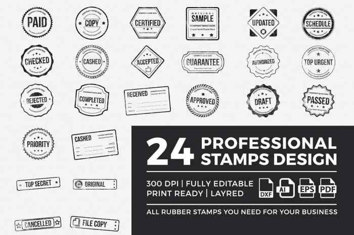 Contoh stempel toko bangunan
