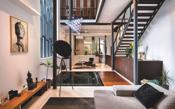 Desain rumah plus warung