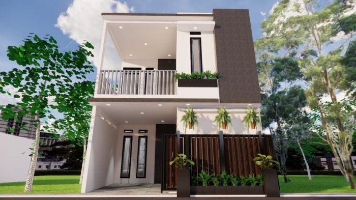 Desain rumah 6x9 2 kamar tidur