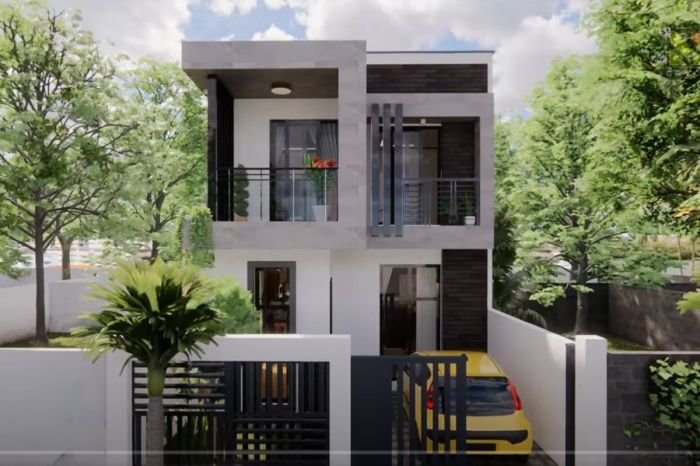 Desain rumah ukuran 6x9 2 kamar