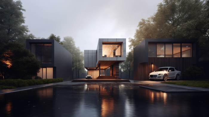 Desain rumah industrial low budget