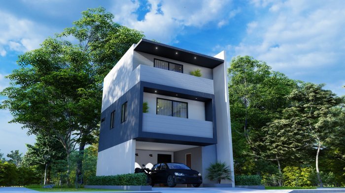 6x7 desain rumah ukuran 6x7m
