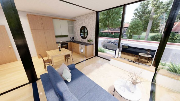 6x7 desain rumah ukuran 6x7m