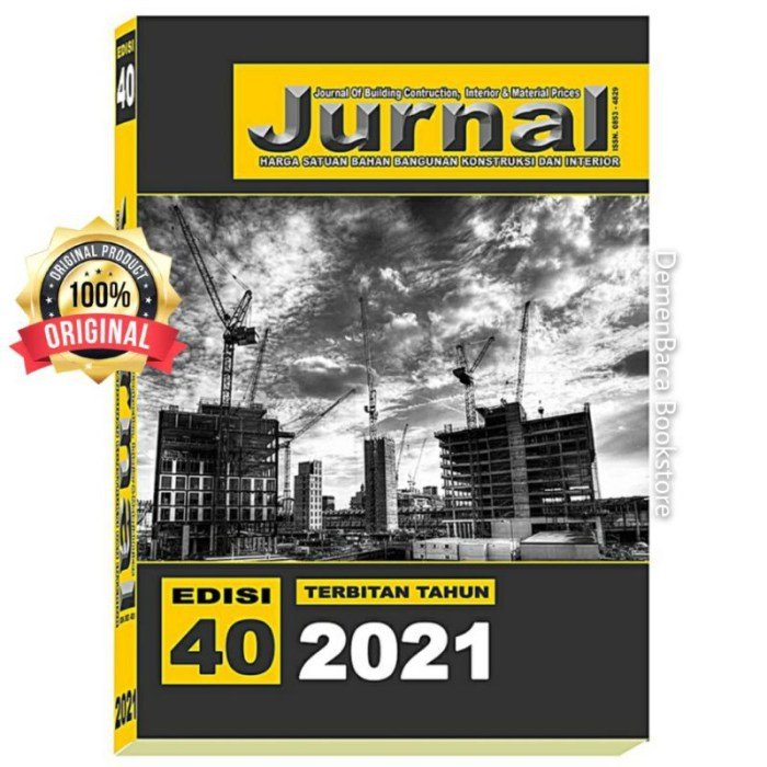 Jurnal harga satuan bahan bangunan 2021 pdf