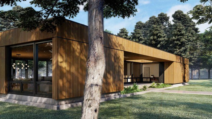 Desain rumah minimalis ukuran 8x12 modern