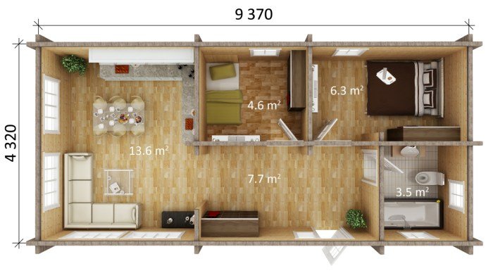 Desain rumah type 36