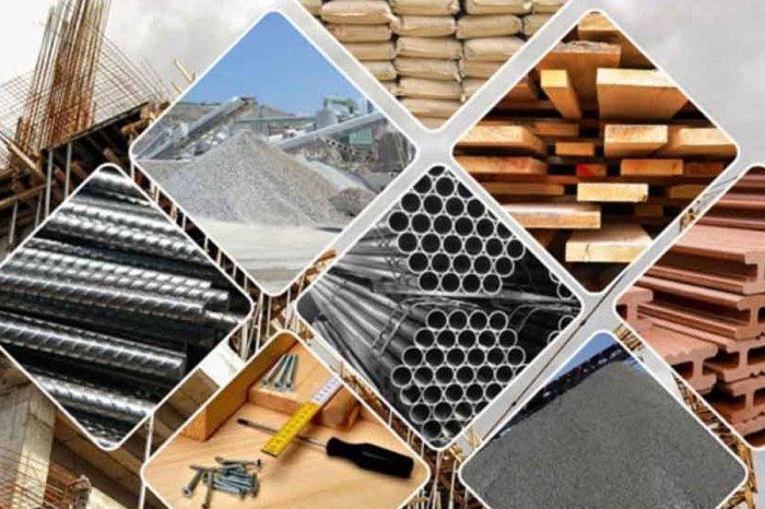 Construction infographic cost materials building required house square many material iron india rods 1000 happho quantities consumption estimate housing raw