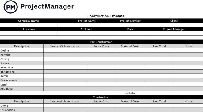Contoh rab bangunan excel
