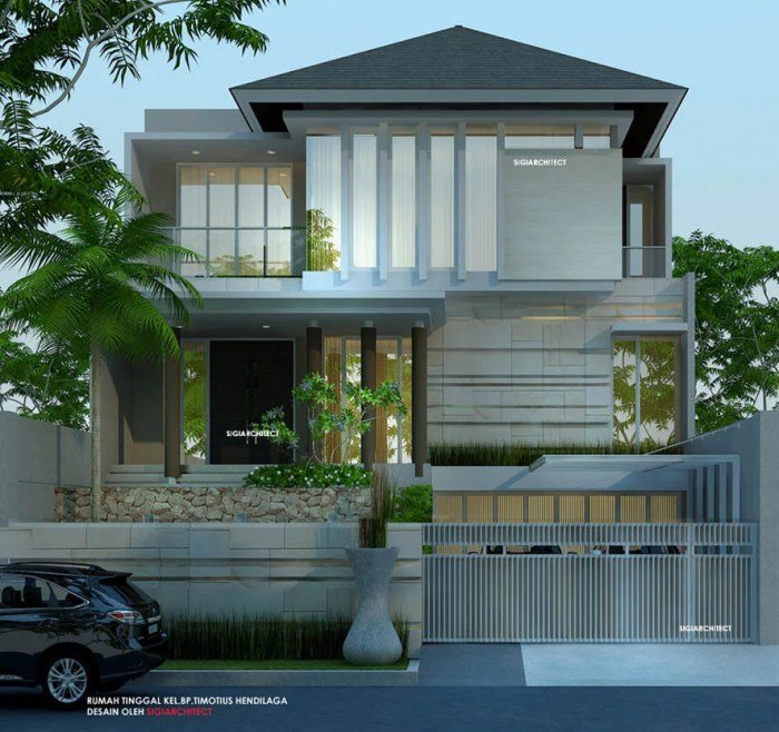 Desain rumah kontrakan 3 petak