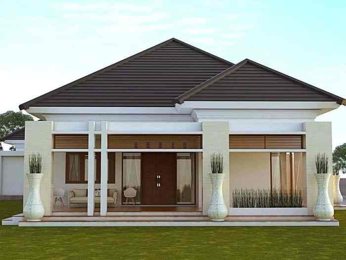Desain rumah type 45 terbaik