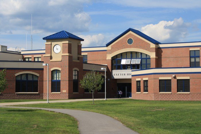 School high washington back future goes story building brick exterior first built