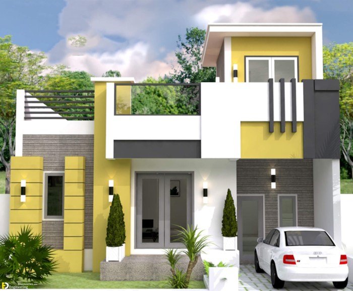 Desain rumah ukuran 9x12 terbaru