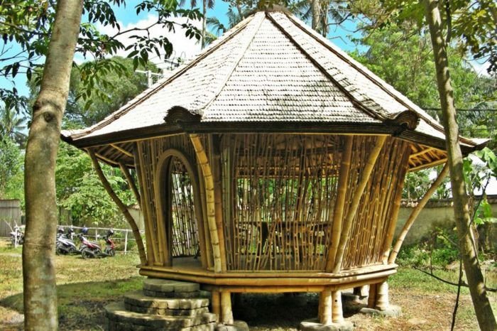 Desain rumah bambu jepang
