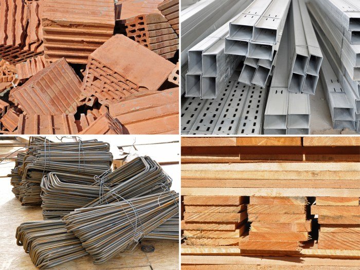 Material bahan bangunan rumah