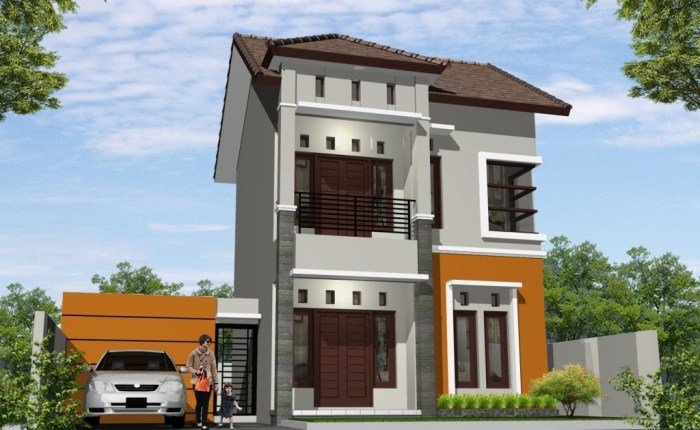 Desain rumah 6x9 memanjang