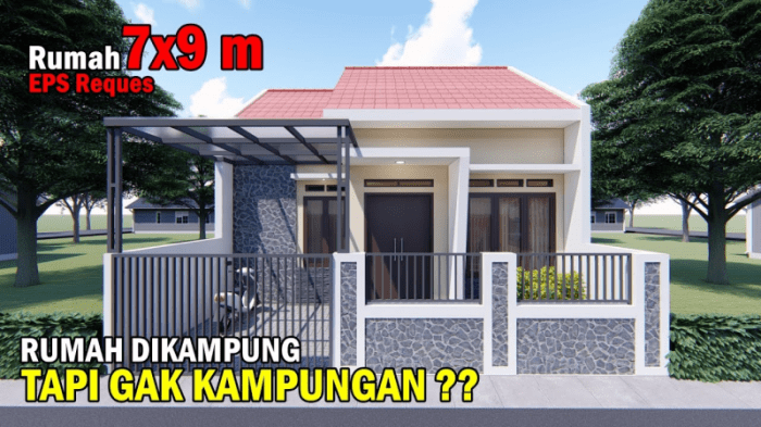 Desain rumah 7x9
