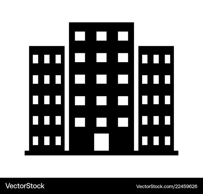 Building icon isometric vector royalty