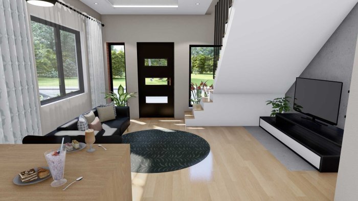 5x7 meter desain rumah 5x7