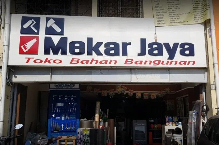 Toko bangunan mojokerto