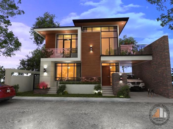 Desain rumah klasik modern 2 lantai