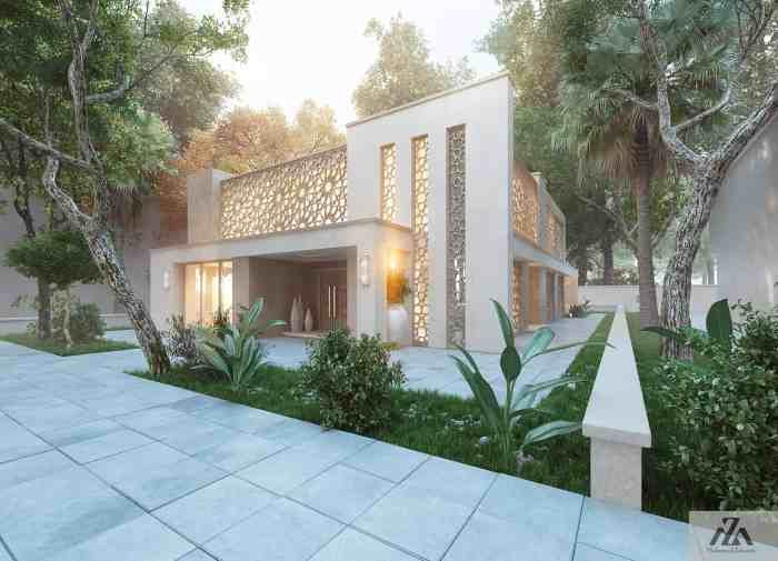 Desain rumah arab modern