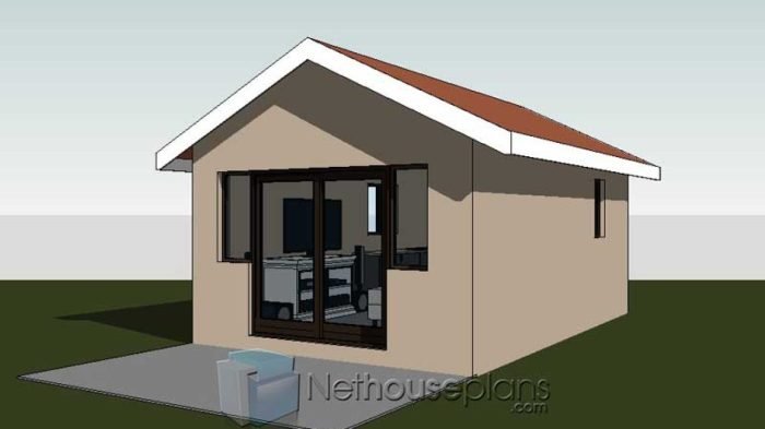 Desain rumah 5x6 1 kamar