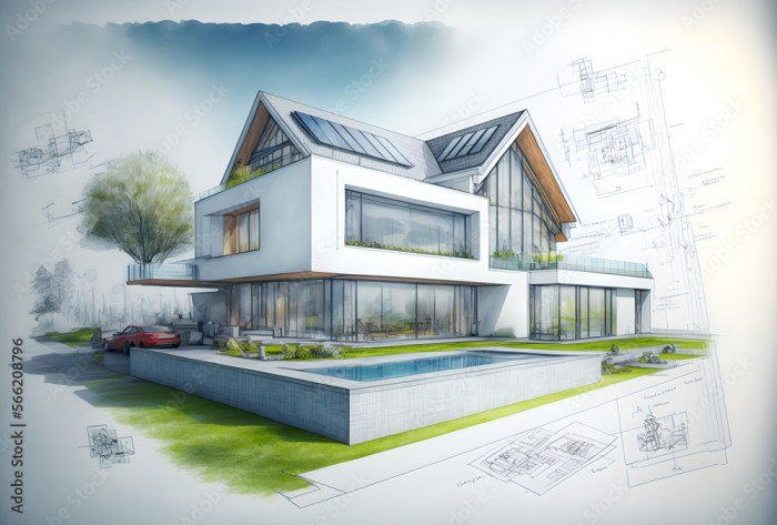 Architectural simple sketches architecture interior Sketsa desain rumah