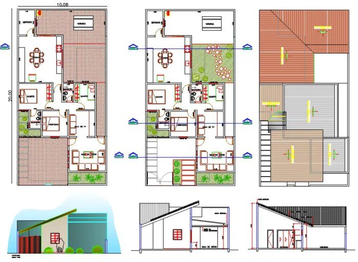 Pool house modern swimming 10x20 200sqm rumah desain