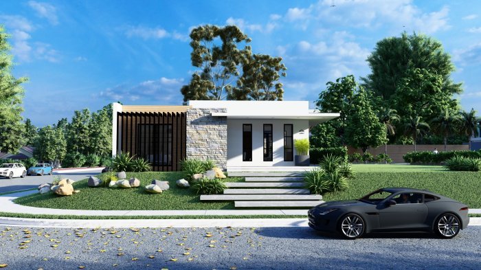 Desain rumah ukuran 10x12 1 lantai