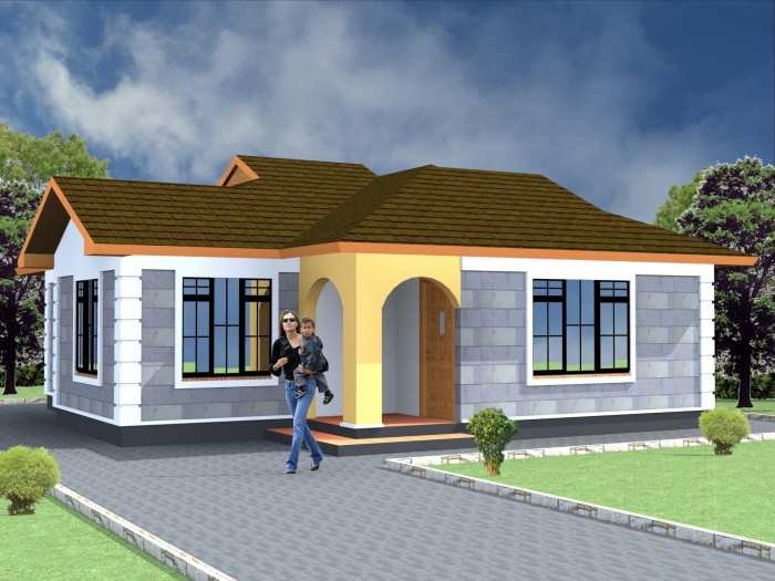 House small plans floor bedrooms bedroom plan bungalow designs pinoy little visit ph style