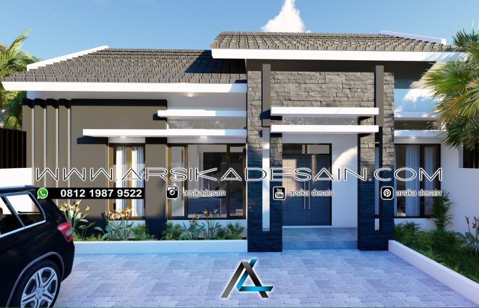 Desain rumah ukuran 12x10 1 lantai