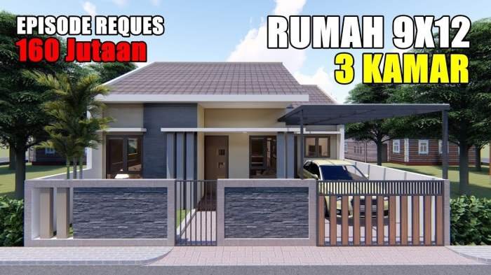 Desain rumah minimalis 3 kamar tidur