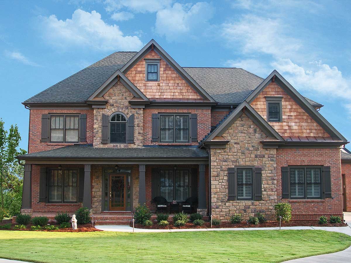 Desain rumah kayu 2 tingkat