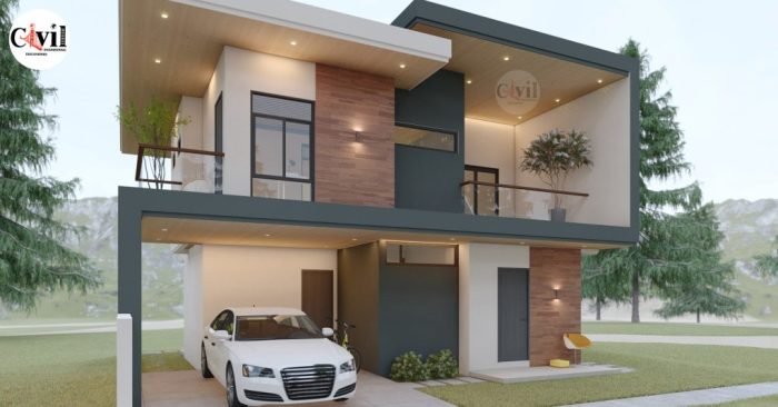 Desain rumah 3x12 meter 2 lantai