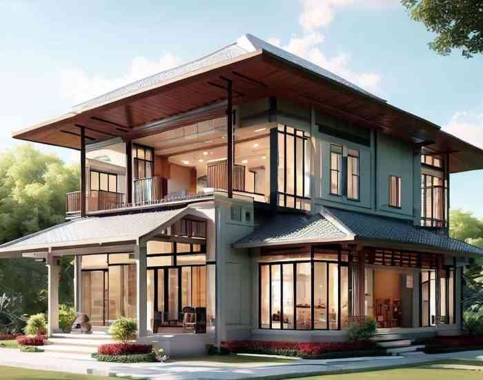 Jasa desain rumah 2 lantai