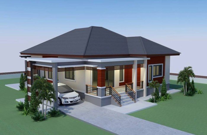 Elevated bungalow storey pinoy eplans
