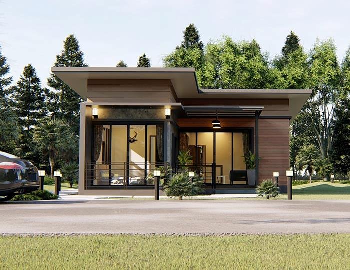 Desain rumah toko minimalis 1 lantai