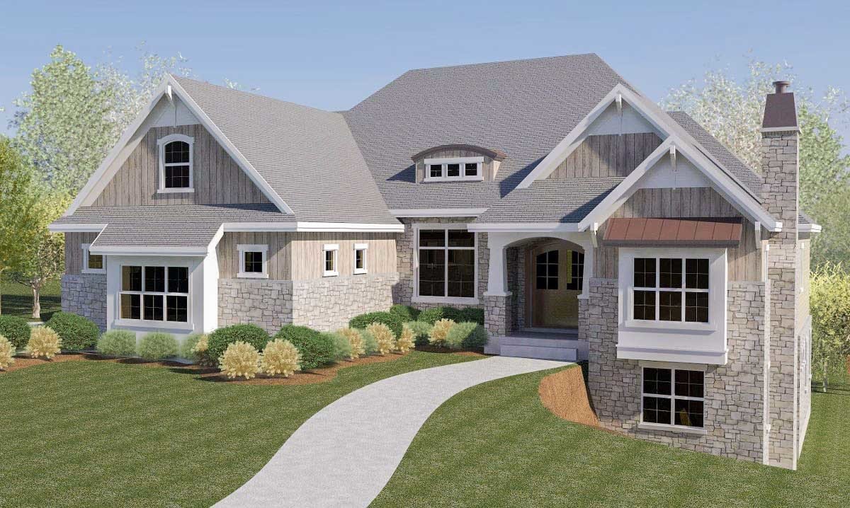 Desain rumah garasi bawah
