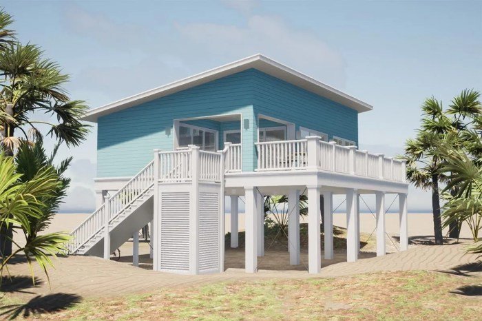 Desain rumah panggung minimalis