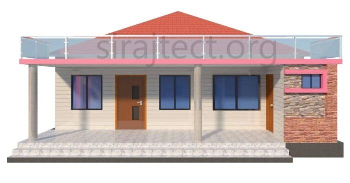 Desain rumah 3 kamar di kampung