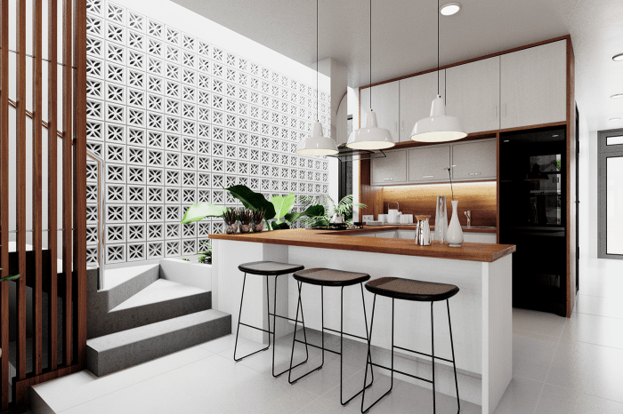 Desain rumah 5x20 2 lantai